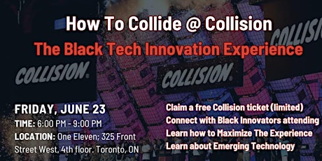 Hauptbild für Black Tech Innovation @ Collision