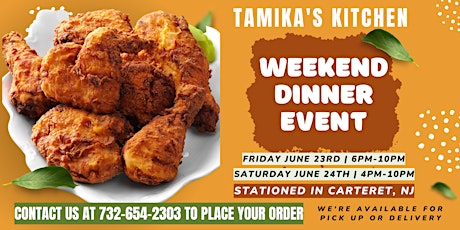 TAMIKA'S KITCHEN WEEKEND DINNER EVENT primary image