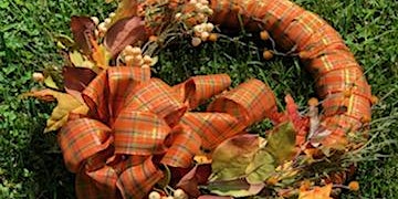 Fall Ribbon Wrap Wreath primary image