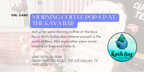 Image principale de Morning Coffee Pop-up at The Kava Bar