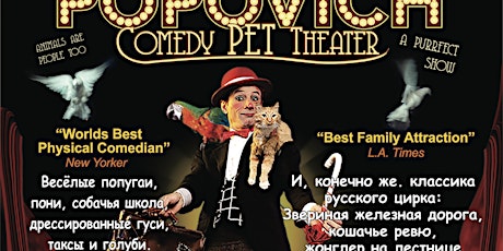Gregory Popovich Circus - Pet Comedy Show - 1:00 PM show primary image