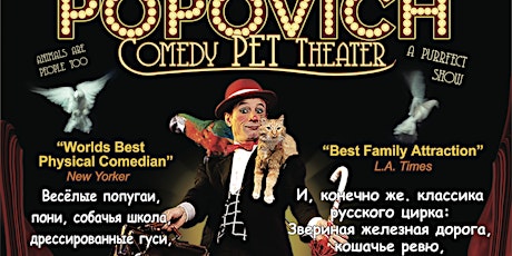 Gregory Popovich Circus - Pet Comedy Show - 4:00 PM show primary image