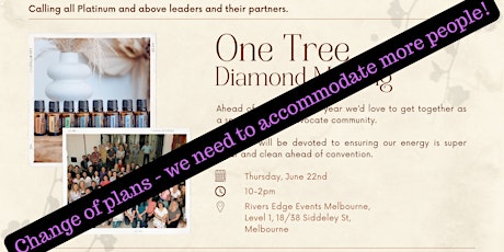 One Tree Diamond Meeting primary image
