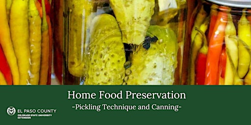 Imagen principal de Home  Food Preservation: Pickling Technique Class