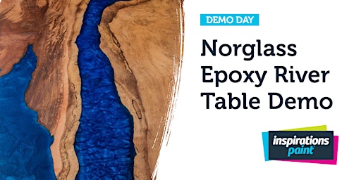 Norglass Epoxy River Table Demo  primärbild