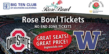 Rose Bowl Game Tickets - Tunnel 7 GREAT SEATS primary image