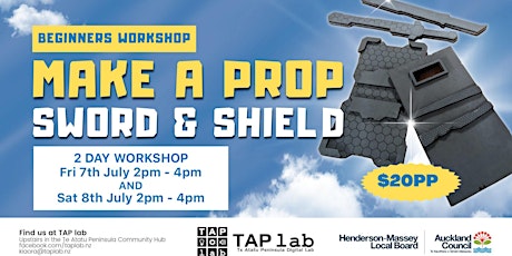 2 Day Beginners Workshop: MAKE YOUR OWN PROP SWORD AND SHIELD! primary image