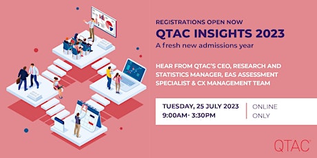 QTAC Insights 2023 - a fresh new admissions year primary image