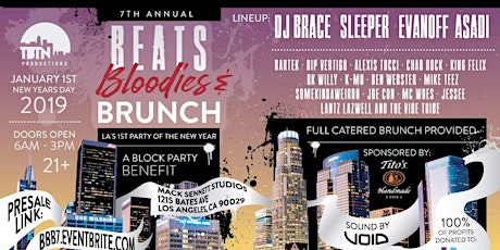 Beats, Bloodies, and Brunch 7: A Block Party Benefit primary image