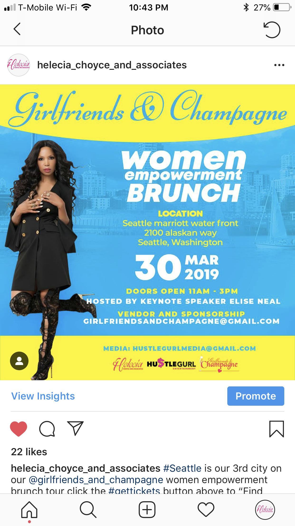 Girlfriends and Champagne Women Empowerment Brunch Seattle Edition