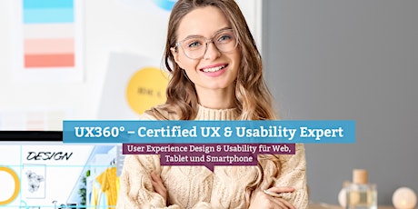 Imagem principal do evento UX360° – Certified UX & Usability Expert, Online