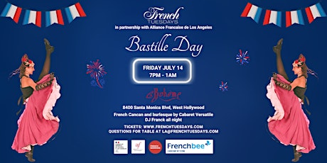 Bastille Day Celebration by French Tuesdays primary image