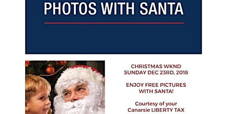 BKLYN FREE Photos With Santa at LIBERTY TAX  primary image
