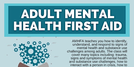Adult Mental Health First Aid Training primary image