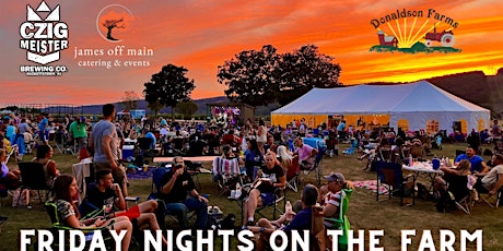 Primaire afbeelding van Friday Nights at Donaldson Farms w/ James Off Main & Bombed Opera