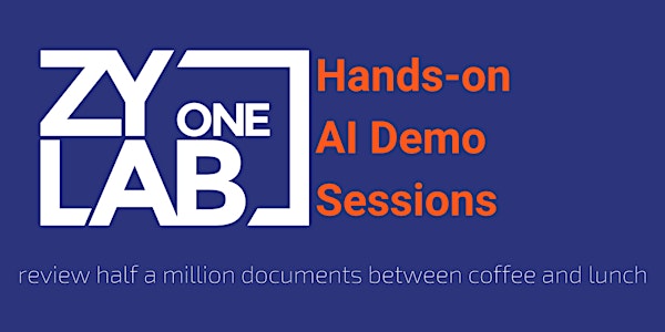 Hands-on AI Demo voor Bedrijven - 1 februari 2019