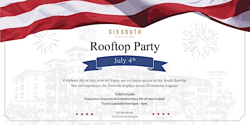 Imagem principal do evento Exclusive 4th of July Rooftop Celebration