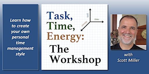 Imagem principal do evento Task, Time, Energy: The Time Management Workshop