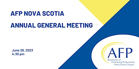 2023 AFP Nova Scotia Annual General Meeting primary image