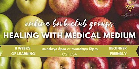 Medical Medium Book Club Group - MONDAYS, 8 WEEKS, ONLINE primary image