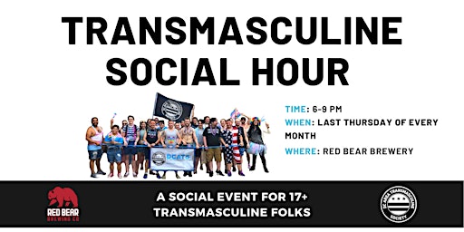 Image principale de Transmasculine  Social Hour (DC)