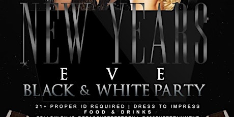 New Years Eve Black & White Party