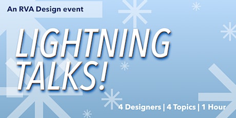 RVA Design Lightning Talk - January 2019 primary image