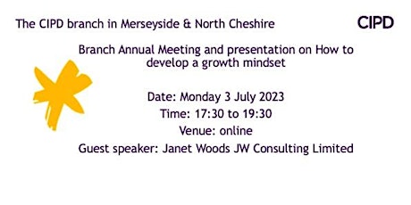 The CIPD Branch in Merseyside & North Cheshire Annual Meeting primary image