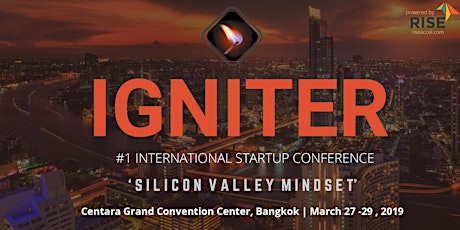 Igniter International Startup Conference - South East Asia primary image