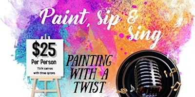 Paint, Sip, & Sing at Ella B's! primary image