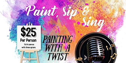 Paint, Sip, & Sing at Ella B's!  primärbild