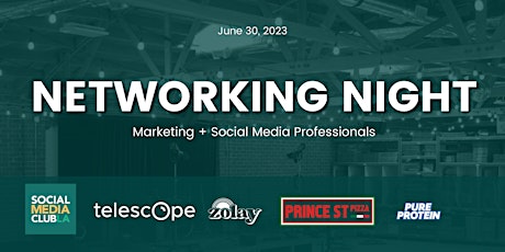 Image principale de Marketing Professionals Networking Night