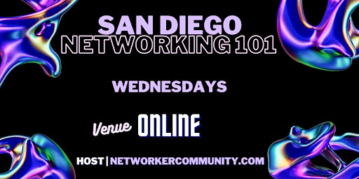 Image principale de San Diego Networking Workshop 101 by Networker Community