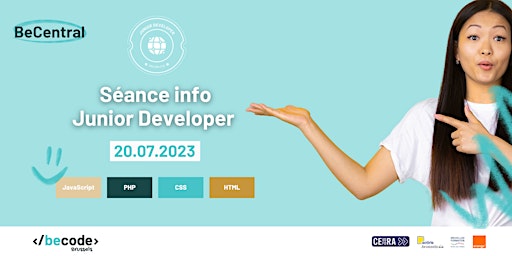 Hauptbild für BeCode Bruxelles - Séance Info - Junior Developer