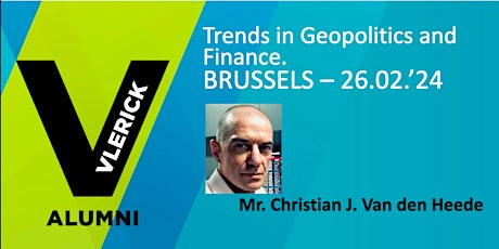 VLERICK BRUSSELS CAMPUS - PROGRESS CLUB - Trends in Geopolitics and Finance primary image