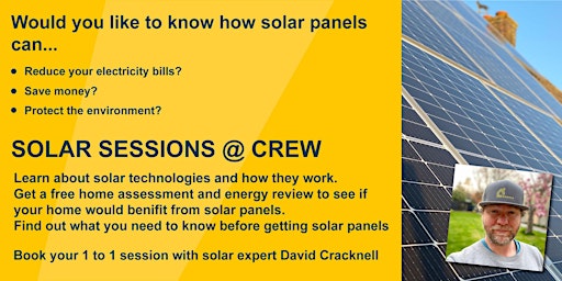 Imagem principal do evento Would I Benefit From Solar Panels?