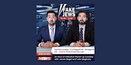 Fake Jews @ Pachito Lounge: Stand-up comedy w/James Regal and Luke Messina primary image