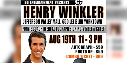 Henry Winkler Autograph Signing & Meet & Greet  primärbild