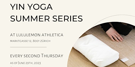 Yin Yoga Summer Series |  Donation-based classes primary image