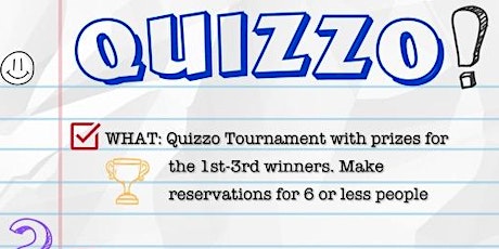 Wednesday Night Quizzo!