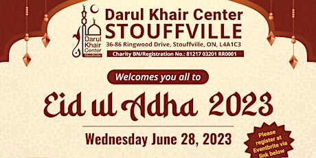 Hauptbild für DKC Stouffville Eid-Al-Adha 2023