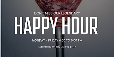 Shula's 347 Grille Happy Hour primary image
