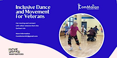 Primaire afbeelding van Inclusive Dance and Movement for Veterans - May 2024