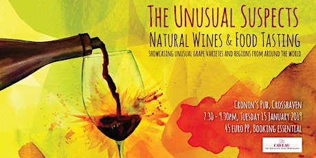 The Unusual Suspects - Natural Wines & Food Tasting primary image