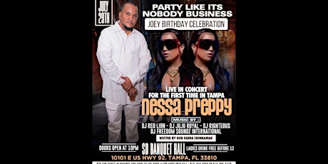PARTY LIKE IT’S NOBODY BUSINESS - NESSA PREPPY CONCERT IN TAMPA primary image
