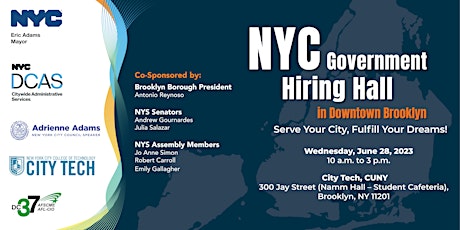 NYC Government Hiring Hall - June 28 primary image