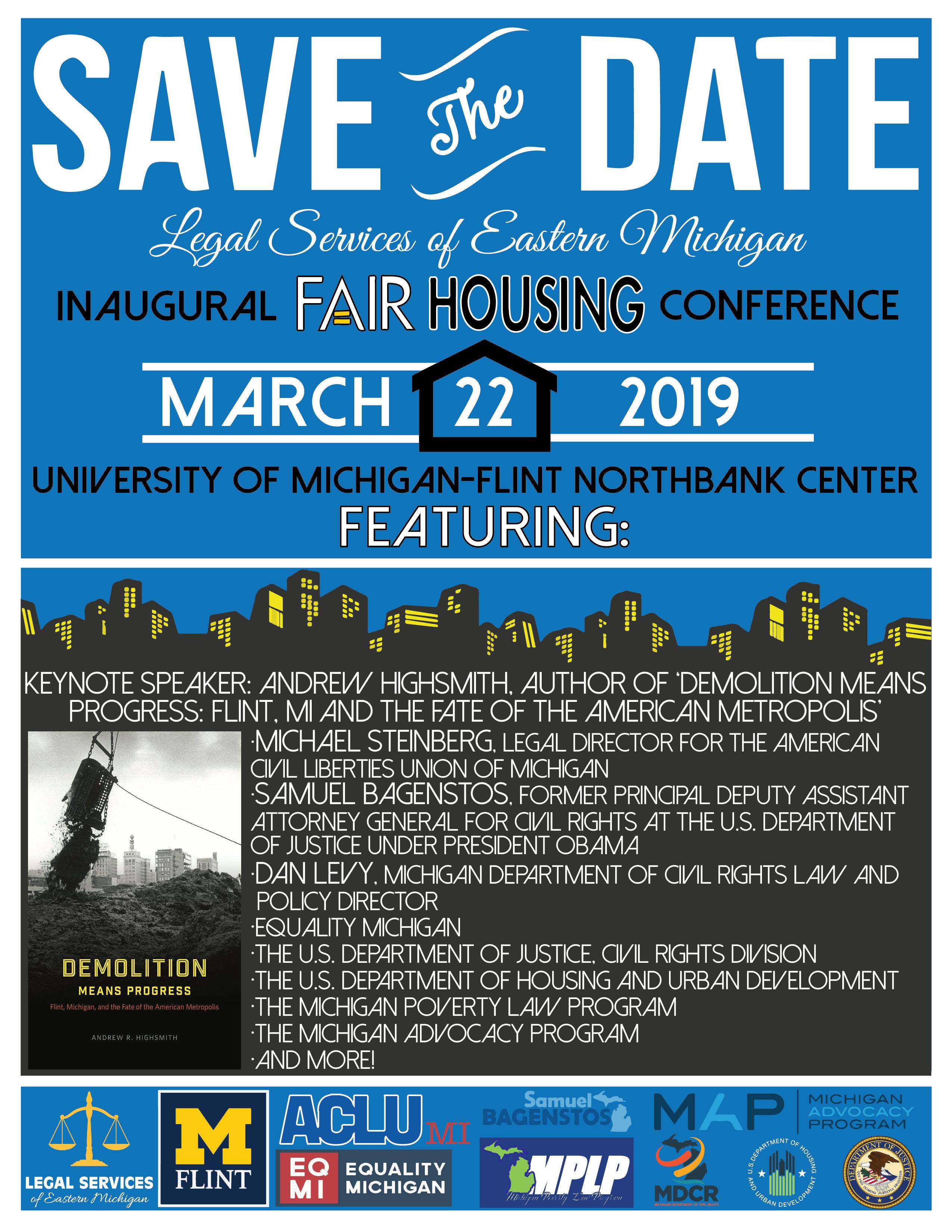 Legal Services of Eastern Michigan Inaugural Fair Housing Conference