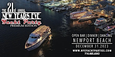 New Year’s Eve Yacht Party – Newport Beach – Premium Edition