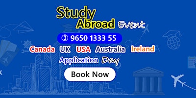 Immagine principale di Study in UK, CANADA, USA, AUSTRALIA, IRELAND Application Day 