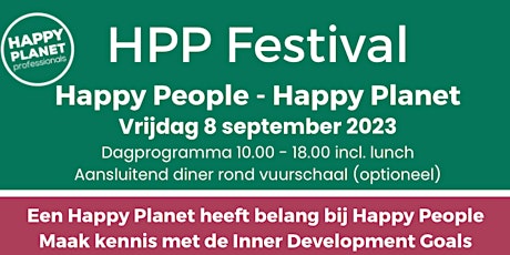 Primaire afbeelding van HPP Festival Happy People - Happy Planet